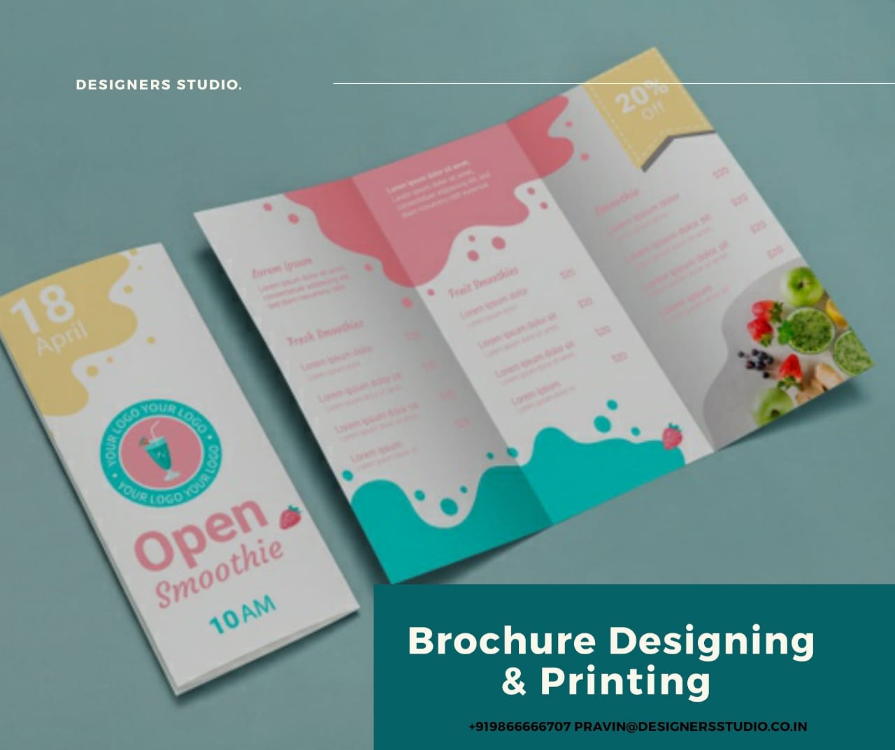 Brochure designing and Printing