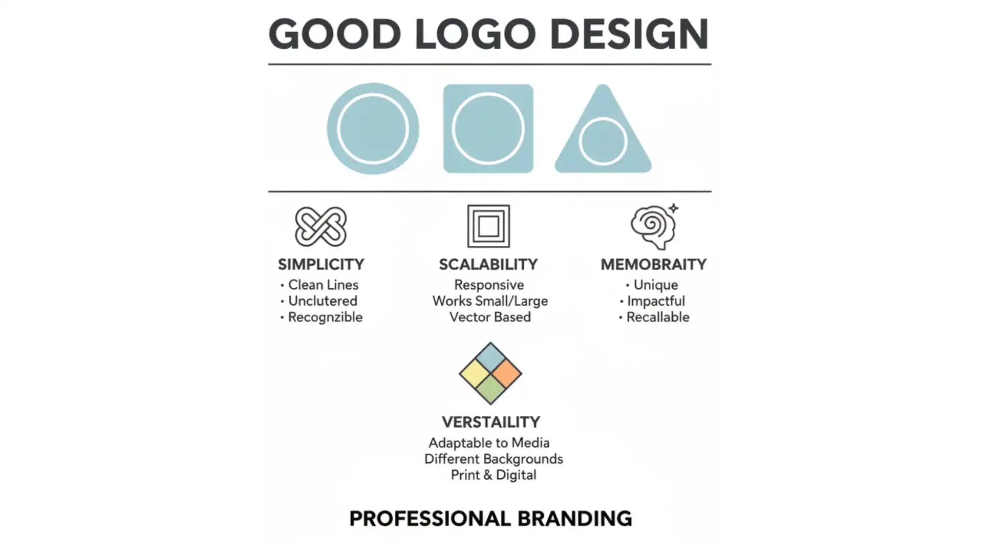 what makes a good logo simple and minimal design concepts