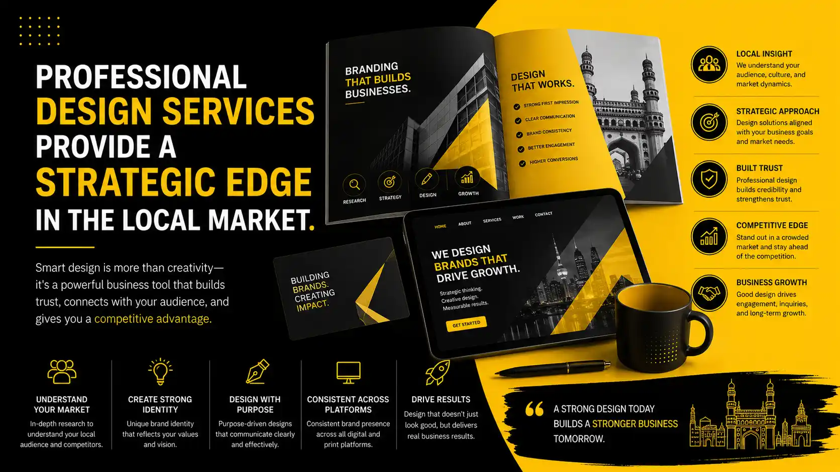 Professional logo design services in Hyderabad strategy