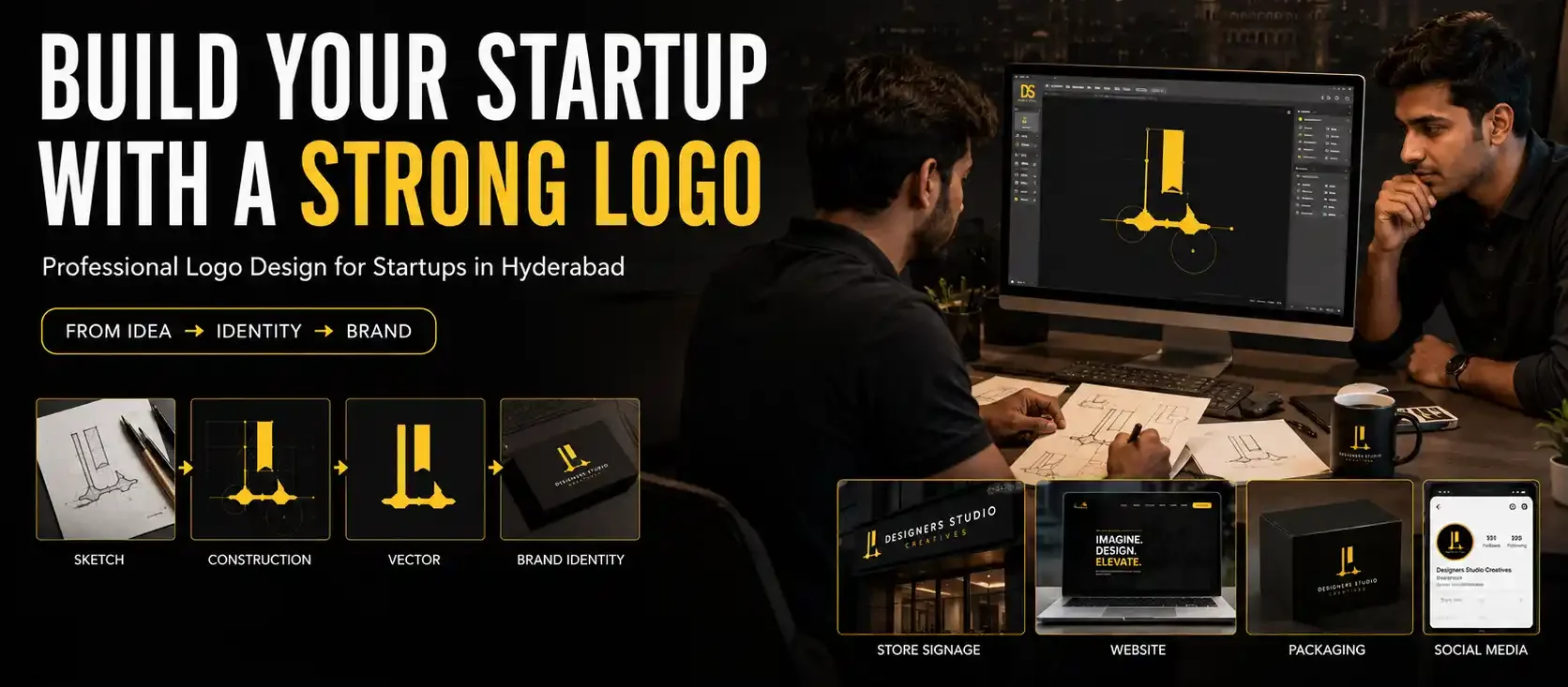 Professional Logo Design for Startups in Hyderabad