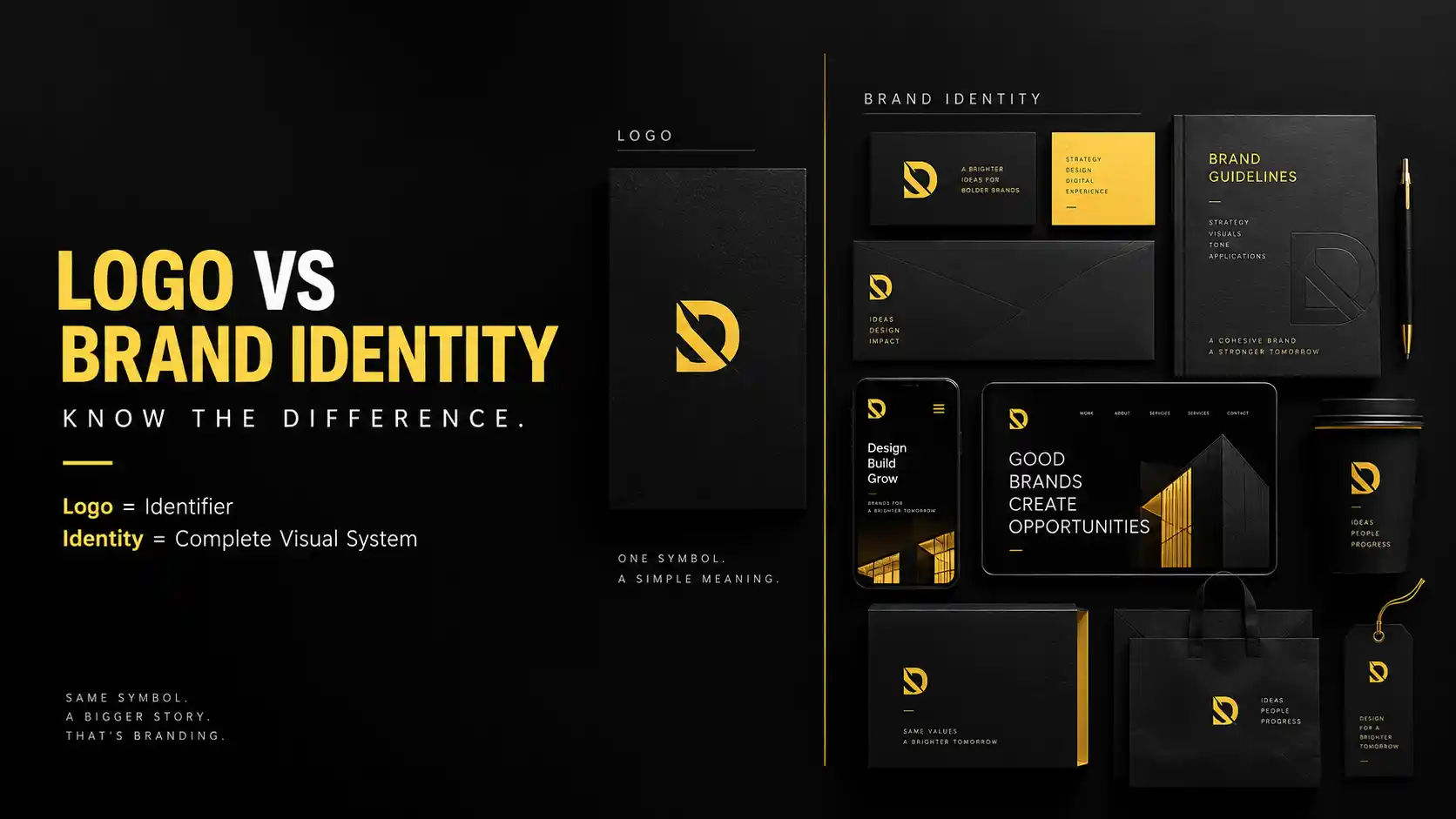 Logo Design vs Brand Identity in Hyderabad by Designers Studio