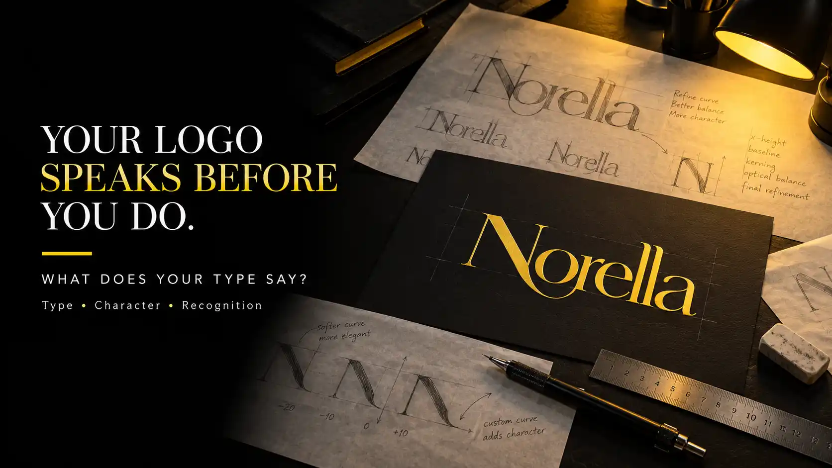 Professional brand typography system by Designers Studio Hyderabad